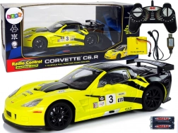 Rychlostní auto R/C 1:18 Corvette C6.R žluté