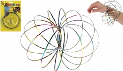 Magický kruh - kovová duhová spirála