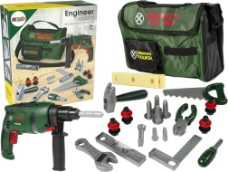 Dětská sada nářadí v tašce s vrtačkou, kladivem a pilou