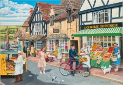 Puzzle GIBSONS Skládáme spolu – návštěva vesnice, 40 dílků