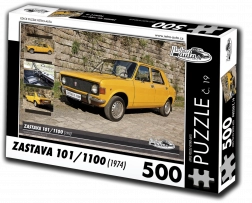 Retro-auta puzzle Zastava 101/1100 (1974) – 500 dílků