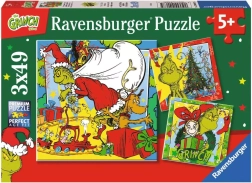 Ravensburger Puzzle Grinch 3x49 dílků