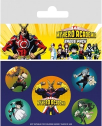 Sada odznaků My Hero Academia (5 ks)