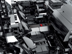 Stavebnice sportovní auto M-Sports, šedé, 1356 dílků