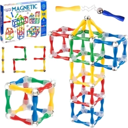 Magnetické stavebnice 3D 128 dílů XXL Woopie