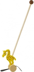 dřevěná žirafa na tlačení Nature Planet
