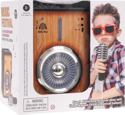 Dětský karaoke zesilovač s Bluetooth a mikrofonem