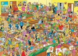 Puzzle JUMBO Jan van Haasteren – Domov důchodců, 1000 dílků