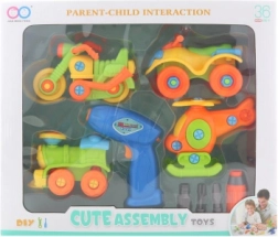 Šroubovací sada Dopravní prostředky pro děti