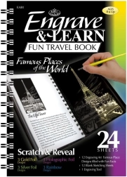 škrabací obrázky v bloku slavná místa