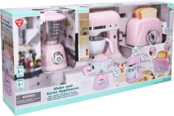 playgo sada kuchyňských spotřebičů 3v1 růžová