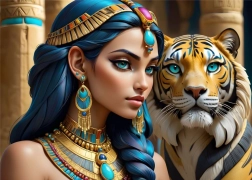 Puzzle Egyptské přátelství 300 dílků BLUEBIRD