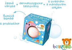 BeauTed šumivá bomba do koupele s probiotiky 60 g