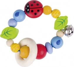 Goki Hmatový motorický kroužek Beruška s rolničkou