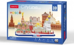 3d puzzle city line moskva