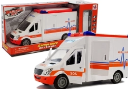 Ambulance na baterie se nosítky se zvukem a světlem