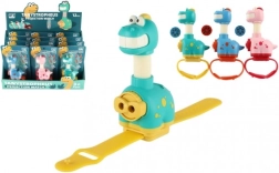 Náramkový projektor dinosaurus pro děti, plast, 11 cm, 3 barvy