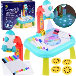 Dětský projekční stolek na kreslení Kosmos s nastavitelným projektorem