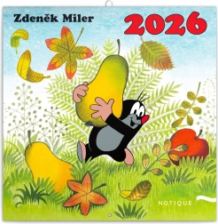 Poznámkový kalendář Krteček 2026