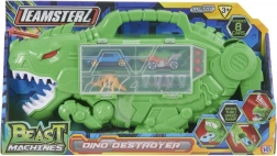 Teamsterz Beast Machines dinosaurus s 4 doplňky – úložný set pro autíčka a akční hru