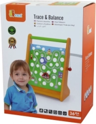 Dřevěné bludiště s autíčkem