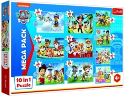 Puzzle Tlapková patrola Trefl 10v1