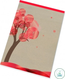 Linkovaný poznámkový blok A5 PAPÍRNY BRNO, 50 listů