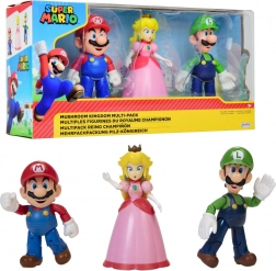 Super Mario figurky Mario, Luigi a princezna Peach 12 cm