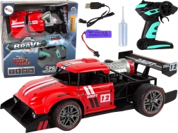 RC sportovní auto 1:16 s efektem páry – Červené