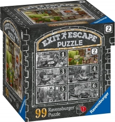 Ravensburger úniková hra EXIT puzzle Strašidelné sídlo: V obývacím pokoji 99 dílků