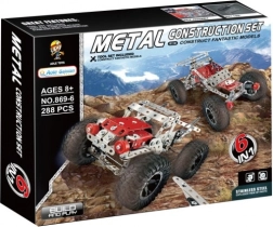 Kovová stavebnice terénního auta 288 ks