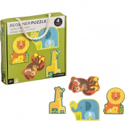 Petit Collage První Puzzle Mláďata Safari