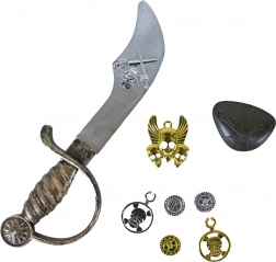 Pirátská sada pro děti – meč, oční klapka a doplňky