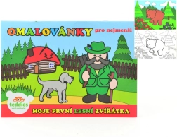 Omalovánky Moje první lesní zvířátka, 8 listů