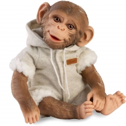 Guca realistická opička miminko reborn 32 cm s měkkým tělem