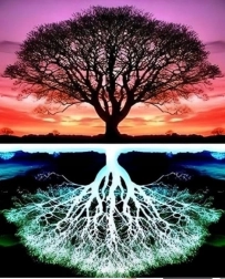 Diamantové malování Strom 30x40 cm