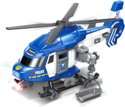Policejní helikoptéra na setrvačník