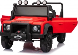 Dětské elektrické autíčko LAND ROVER Defender 110 SVX Concept – Červená