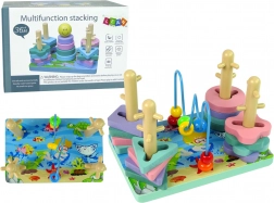 Dřevěné Kostičky Mořský Svět Edukační Kuličky