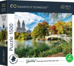 Puzzle TREFL UFT Wanderlust: Kouzelný Central Park, New York – 1500 dílků