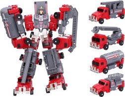Hasičský autorobot 5 v 1 24 cm