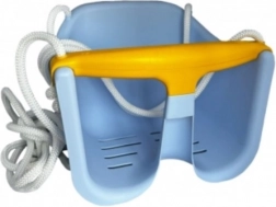 Dětská houpačka Baby s bezpečnostní zábranou – Modrá