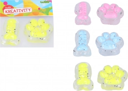 Silikonová dekorace packa a ryba 6 × 6 × 3 cm