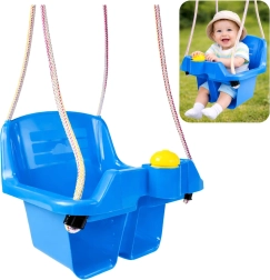 Dětská kyblíková houpačka modrá