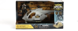 Vojenská helikoptéra s figurkou a doplňky