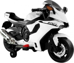 Dětská elektrická motorka TR1603 bílá