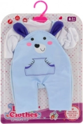 Oblečení pro panenku 36–46 cm – dupačky a tričko