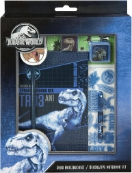 Kreativní sada zápisníků s motivem JURASSIC WORLD