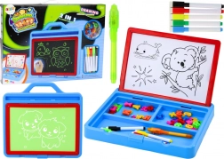 Magnetická kreslicí tabule 2v1 s malováním světlem
