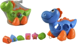 Dinosaurus s kostkami 27 cm